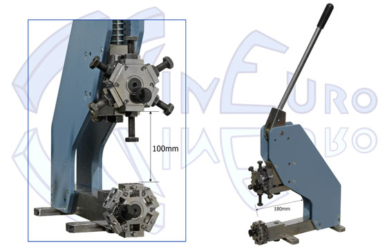 Pressetta a ginocchiera MT 130 a revolver